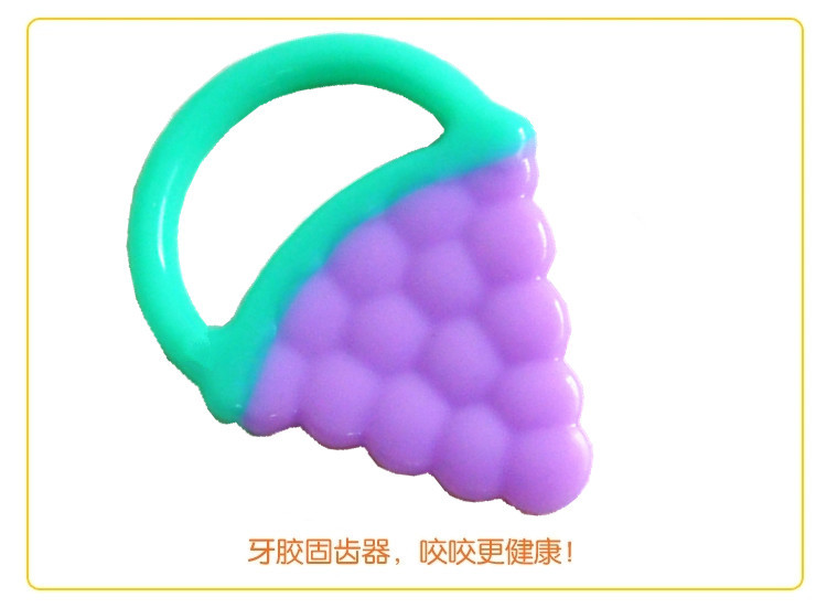 兒童硅膠牙膠,水果圖案牙膠 兒童硅膠牙膠,水果圖案牙膠